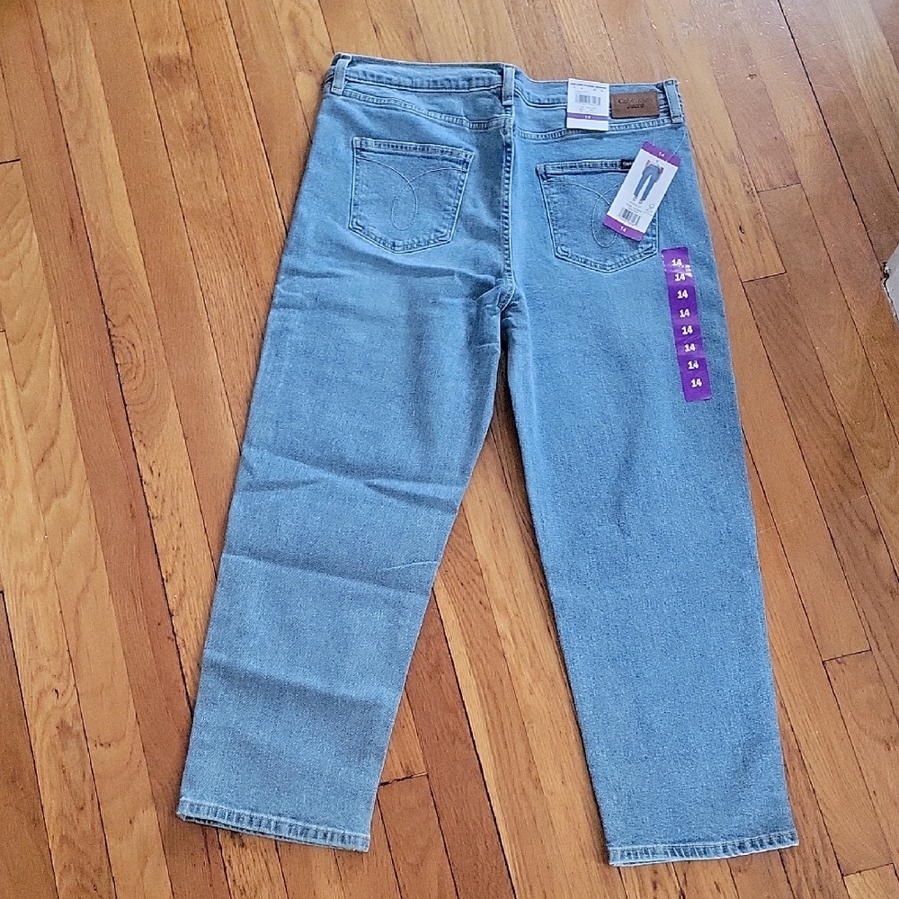 New Womens Calvin Klein Jeans Light Blue Size 14